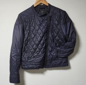Gap Womens Quilted Navy Blue Outerwear Outdoor Edition Coat Jacket L